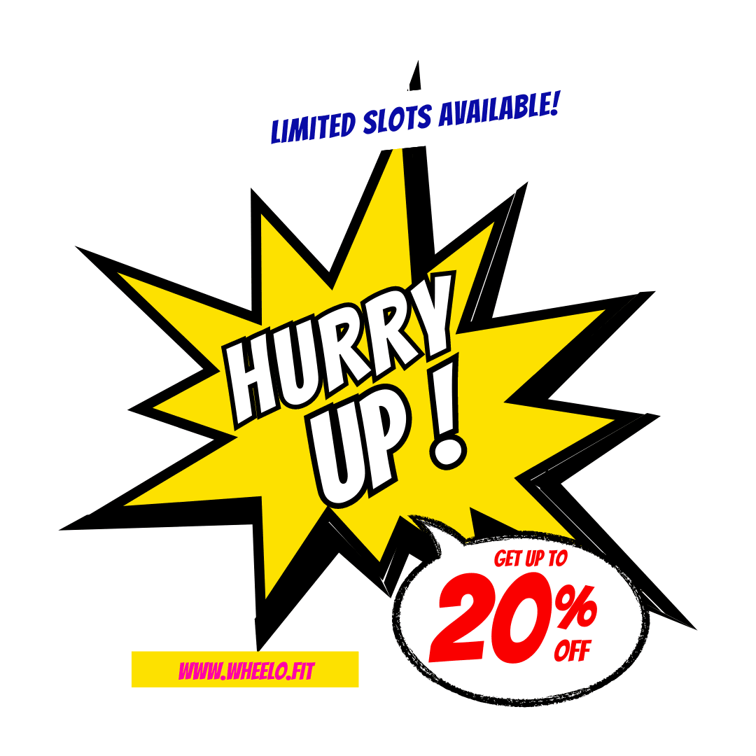 Yellow coloured sticker of 20% offer